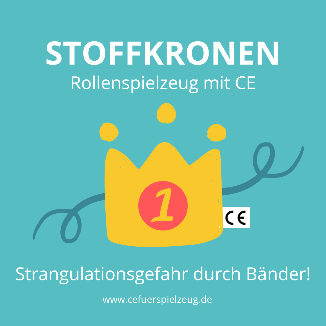 Geburtstagskronen mit CEKennzeichnung. Sicher ist sicher. Dipl.Des. Nadja Lüders